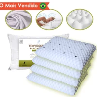 Imagem da promoção KIT Travesseiro Magnético Anti Ronco Alivia Dor Ortopédico Massageador Anatomico ENVIO IMEDIATO
