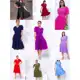 Vestido Plissada Lisa Midi Rodado Moda Evangelic Com Cinto-003 em oferta