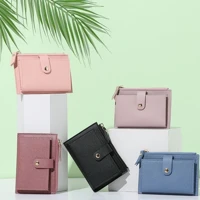 Imagem da promoção Nova Moda Mulheres De Porta-Cartões Mini Carteira Ferrolho Coin Purse Bolso Com Zíper ld66