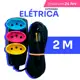 Extensão Elétrica 2/3/5/10 Metros Bivolt Tomadas Tripolares Coloridas em oferta