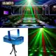 Mini Laser Stage Lighting Projetor Raio Holografico Dj Festa Balada Luzes 08 110/220v em oferta