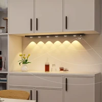 Imagem da promoção Luz de LED com Sensor para Armário 60cm - Ultra Fina, 3 Cores, Recarregável (Branco/Quente/Natural)-