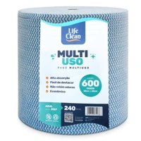 Imagem da promoção 600 Pano Multiuso Tipo Perfex 20x40cm Rolo 240m Limpeza - Promoção