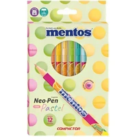 Imagem da promoção Caneta Hidrográfica Neo Pen Gigante Mentos 12 Cores Pastel