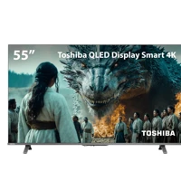 Imagem da promoção Smart TV QLED 55 4K Toshiba 55C450NS Google TV 3 HDMI 2 USB Wi-Fi - TB060