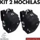 Kit 2 Mochilas Viagem Impermeável Reforçada Com Cabo em oferta