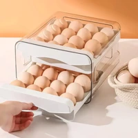 Imagem da promoção Porta Ovos 2 andares Gaveteiro organizador de geladeira branco