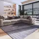 Tapete de Sala Grande 2,00m x 2,40m Itália Aveludado Premium Várias Cores Antiderrapante Moderno em oferta