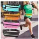 Kit 2 Bolsa Cintura Esportiva Unissex Sem Capacidade Compacta Leve Impermeável em oferta
