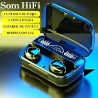 Imagem da promoção Fone M10 De Ouvido bluetooth 5.1 Sem Fio tws Estéreo Com Pod Carregador Power Bank