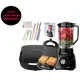 Kit Liquidificador Mondial Turbo 550W + Sanduicheira Grill Preto E Facas em oferta