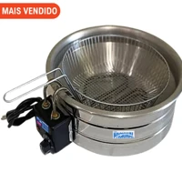 Imagem da promoção Fritadeira Elétrica Industrial Residencial 5L Tacho Redondo Batata Coxinha Frango Pastel Loja Nacion