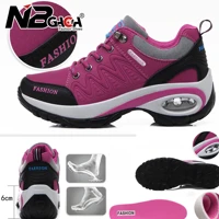 Imagem da promoção Tênis Feminino 2025 Fashion Heel Height 6cm Sapatos De Passeio Femininos Cunhas Chunky Hiking Mulhe