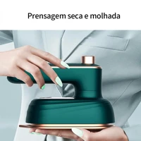 Imagem da promoção Mini Ferro De Passar Roupas Para Viagem Elétrico Portátil Pequeno Bivolt 110v e 220v