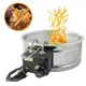 Fritadeira Elétrica Tacho 5 Litros Redonda Inox 110v e 220v Fritura Pastel Batata em oferta
