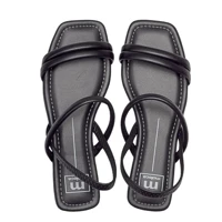 Imagem da promoção Sandália Moleca Rasteira Feminina Tiras Conforto Chinelo Dia a Dia Rasteirinha Confortável Original
