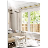 Imagem da promoção Espelho Decorativo Retangular 60X40cm Ladipado 4mm de Espessura com KIT Instalação para Parede Sala
