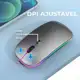 Mouse Sem Fio Recarregável Led RGB Clique Silencioso 2.4 Ghz Ergonômico Gamer Home - cor Aleatorio em oferta