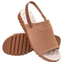 Imagem da promoção Sandália Feminina Ortopédica Knit Calce Fácil Meia Elástico Anatômica Massageadora Confortável 7603