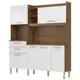 Armário De Cozinha 6 Portas 2 Gavetas Select - Demóbile em oferta