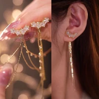 Imagem da promoção Cristal Borla Brincos Longos Elegante Strass Balançar Brincos De Diamante Acessórios De Jóias Para O