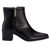 Imagem da promoção Bota Feminina Bico Fino Cano Médio Salto Grosso Shekinah Lançamento - oferta relampago até as 12hys