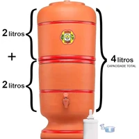 Imagem da promoção Filtro de Barro São Pedro 2 Litros com 1 Boia e 1 Vela Tripla Ação