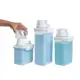 Kit com 3 porta sabão em pó com copo dosador e travas - Oikos em oferta