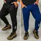 KIT 2 Calça Jogger Com Elastico Na Perna Nova Coleção 2025 em oferta