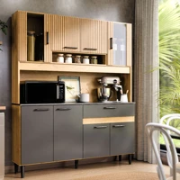 Imagem da promoção Armário De Cozinha Completa Com 8 Portas E 1 Gaveta Compacto