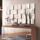 Espelho Decorativo 3d Painel Placa Vidro Liverpool 14 peças em oferta