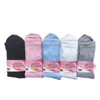 Imagem da promoção Kit 5 Meias Femininas Algodão Academia Luck Surf Confortável