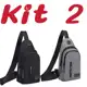 Kit 2 Mochila Masculina Impermeável Pequena Bolsa de Ombro alex em oferta