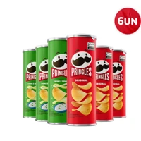 Imagem da promoção Combo Pringles Original 3 Unid + Creme E Cebola 3 Unid