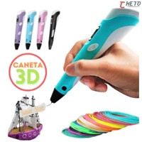 Imagem da promoção Caneta 3D Impressora Manual Infantil e Adulto Com Filamentos DIY Filamento Plastico Seguro Para Cria