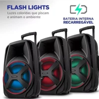 Imagem da promoção Caixa de Som Mondial Connect Power Plus Amplificada Bluetooth CM-550