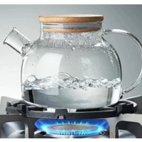 Imagem da promoção Chaleira De Vidro C/ Infusor Inox 1000 Ml Resistente Ao Fogo