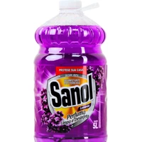 Imagem da promoção Desinfetante Líquido Para Uso Geral Lavanda 5 Litros Roxo - Sanol