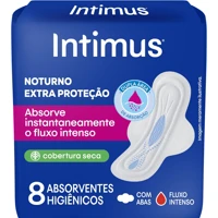 Imagem da promoção Absorvente ® Noturno Seca C/Abas -Intimus 8 Un