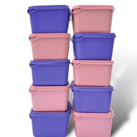 Imagem da promoção kit de Potes10 unidades ideal para armazenar alimentos e bolachas