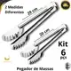 Kit 6 Pegador Aço Inox Premium 20 e 29cm Para Salada Salgados Macarrão Utensílio Cozinha Restaurante em oferta