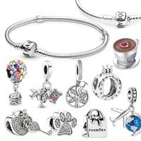 Imagem da promoção Berloque pulseira Joias de prata 925 pulseiras e pingente básicos feminina