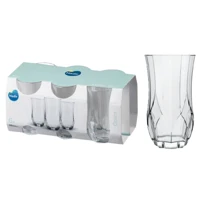Imagem da promoção Kit Jogo Conjunto 6 Copos Longos de Vidro 360ml Nadir Figueiredo Opera