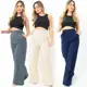 Calça Pantalona em Linho em oferta