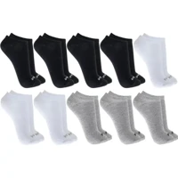 Imagem da promoção Kit Com 10 Pares De Meias Soquete Sapatinha Mash Feminina E Masculina Unissex Cores