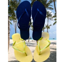 Imagem da promoção kit 2 Pares Chinelo Slim Feminino Moda Verão Adulto