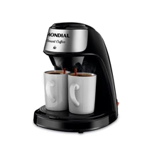 Imagem da promoção Cafeteira elétrica 2 xícaras preta Smart Coffee - C-42-2X-BI - Mondial