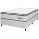 Cama Box (Box + Colchão) Casal Plumatex - de Molas Ensacadas 65cm de Altura Turim Maxx em oferta