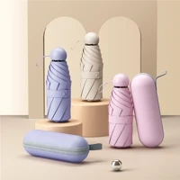 Imagem da promoção Guarda Chuva de sol Caso Óculos Da Cápsula ultra light mini Sombrinha Bolso ming