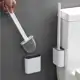 Escova Sanitária Quadrada Limpeza Banheiro Parede Silicone privada suporte em oferta